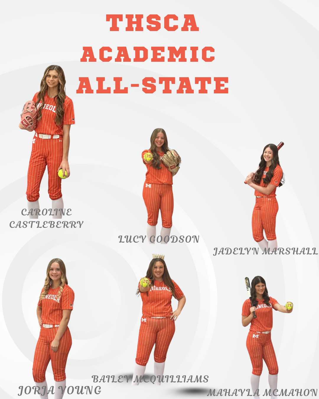 THSCA Academic All-State Honors